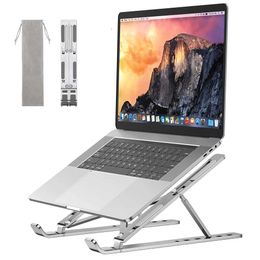 Other Interior Accessories Portable Laptop Stand Aluminium Foldable Notebook Support Laptop Base Macbook Pro Holder Adjustable Bracket Computer Accessories