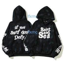 Autumn/winter Saint Branded Niche Design with Foam Letters Explosive Street Feel Loose Plush Sweater Trend