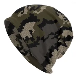 Berets Military Army Camo Camouflage Bonnet Hat Casual Ski Skullies Beanies Hats For Men Women Knitting Warm Head Wrap Cap