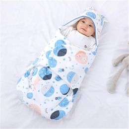 Sleeping Bags Spring born Baby Wrap Blankets Cartoon Envelope For Sleep Sack for Suitable 0 6M 231124