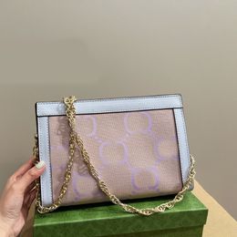 Clip Bags Chain Bag 2024 Crossbody Luxury Designer Brand Bags Fashion Shoulder Handbags Women Letter Purse Phone Wallet Metallic