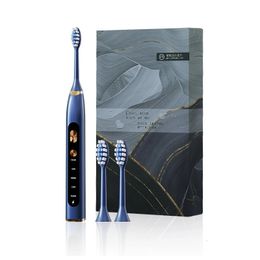 Toothbrush Sonic Electric 5 Mode USB Charge Rechargeable Adult Waterproof Electronic Tooth Brushes Gift Box Set 231123