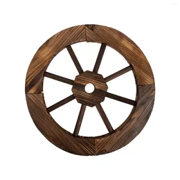 Steering Wheel Covers Wood Car Decoration Pirate Ship Decor Farmhouse Wagon Wheels Crafts Wall Hanging Wooden Vintage Gear