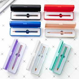 14Pcs Candy Colour Pen Box Plastic Packaging Student Stationery Gift Storage School Supplies Luxury Pencil