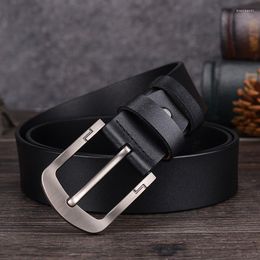 Belts High Quality Genuine Leather Belt Luxury Designer Men Fashion Strap Male Jeans For Man Cowboy Real Cowhide