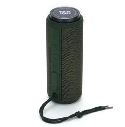 TG332 New Design T&G Wholesale Portable Fabric Wireless Speaker Acrylic Lens Support Rotary Knob Adjust Volume Support TWS