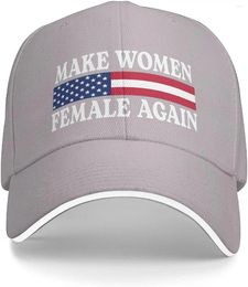 Ball Caps Make Women Female Again Hat For Men Baseball Fashionable Cap