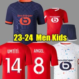 23 24 liLlE osC Soccer Jerseys Diakite Yoro Andre Umtiti Zhegrova Gomes Angel Cabella J David Yazici Ounas Football Shirt 2023 2024 Away Third 3rd Maillot Men Kids