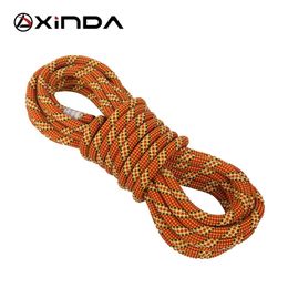 Climbing Ropes XINDA 9.8mm 10.5mm Diameter Rock Climbing Dynamic Rope Outdoor Hiking Power Rope High strength Cord Lanyard Safety Rope Survival 231124