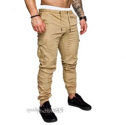 Fashion Mens Skinny Urban Straight Cargo Pants Leg Trousers Casual Pencil Jogger Tactical Cargo Pants Male Army Trousers 4183 8309 1023