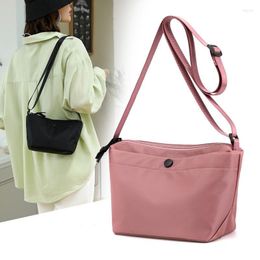 Evening Bags Korean Simple Crossbody Bag For Women 2023 Nylon Waterproof Female Handbags Girl Student Shoulder Messenger Book Satchels