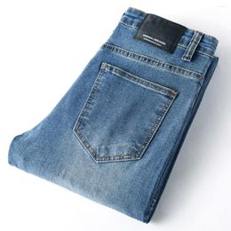 Men's Jeans 2023 Men Spring Autumn Denim Mens Slim Fit Plus Size To 40 Big And Tall Pants 28-38 Dress