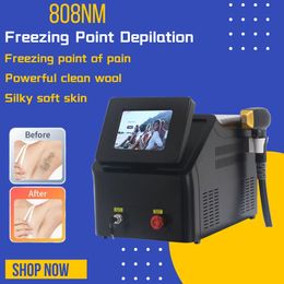 NEW 808 Diode Laser Permanent Hair Removal Instrument Skin Whitening Skin Stretching Beauty Instrument