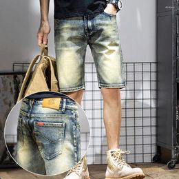 Men's Jeans Retro Denim Shorts Straight Summer Trendy Brand High Quality Cool Daily Plus Size Pants