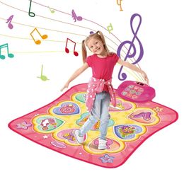 Keyboards Piano Dance Mat for Kids Fitness Music Dancing Games Glow Carpet with Activity Gym Education Toys Playmats Gift Children Girl Boy 231123
