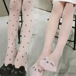 Kids Socks Kids Girls Boys Cotton Tights Spring Summer Girl Cat Tights Autumn Baby Toddler Stockings Pantyhose Pants Trousers Tights