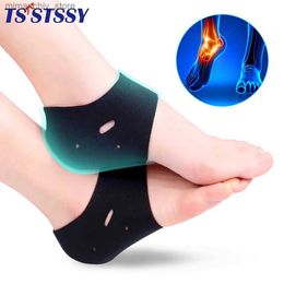 Ankle Support 1Pair Foot Heel Pain Reli Seve Plantar Fasciitis Therapy Wrap Ank Brace Arch Support Sock Heel Protect Orthotic Inso Q231124