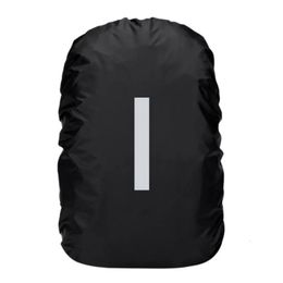 Outdoor Bags Reflective Waterproof Backpack Rain Cover Outdoor Sport Night Cycling Safety Light Raincover Case Bag Hiking 25 75L 231124