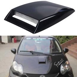 Universal Car Stickers decorative Air Flow Intake Scoop Turbo Bonnet Vent Cover Hood Decorate Black/Silver/White