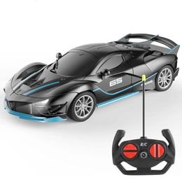 ElectricRC Car 1 18 4 Channels RC car With Led Light 2.4G Radio Remote Control car Sports Car High-speed Drift Car Boys Toys For Children Gift 231124