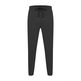 Men's Pants Drawstring Sweatpants Jogging High Comfort Small Nonslip Band Little House Big Relaxed Fit Cargo For Men