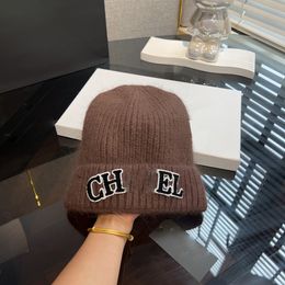 designer beanie Luxury hat Knitted Woollen Hat Fashion Men's and women's fall/winter thermal hat official website version 1:1 Casual fashion warm hat Factory Store