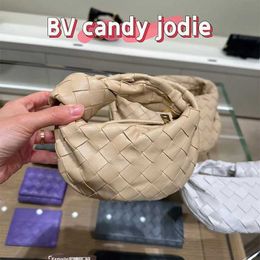 Handbag Venetasbottegas Italy Jodie Bag Candy Woven Underarm Super Mini Knot Tote Luxurys Bags