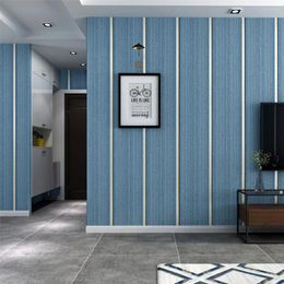 Wallpapers Suede 3D Vertical Striped Wallpaper For Walls Roll Modern Living Room Sofa TV Background Home Luxury Wall Paper Papel De Parede