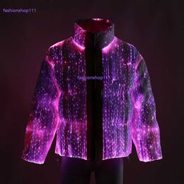 2024 Glowing down jacket with the same jacket couple's fashionable and trendy warm jacket