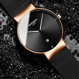 Wristwatches Ultra-Thin Watch Male And Female Students Concept Creative Non-Second Hand Trendy Youth Mechanical Simple Mute Quartz