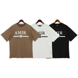 Men's T-Shirts 2023 Spring New Men's Personalised Letter Print Tshirt High Quality Cotton Short Sleeve T shirts Fashion Oversize Tees Z0424