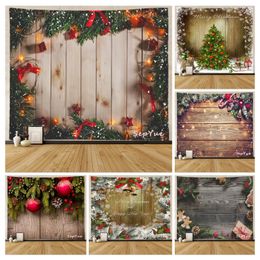 Tapestries Christmas Bell Sock Garland Printing Fabric Wall Hanging Cloth Aesthetics Hippie Psychedelic Tapestry For Room Decoration 231124