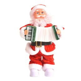 Christmas Toy Supplies E-book Santa Claus Electric Music Doll Glowing Swing Children's Toys Year Gifts Navidad Natal Christmas Decorations for Home 231124