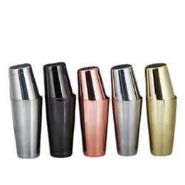 Bar Tools shaker cocktail barman accesorios Cocktail Shaker Professional Boston Shaker Stainless Steel Drink Shaker for Bartending 231124