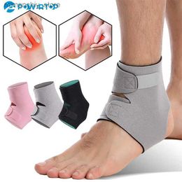 Ankle Support 1 Pcs Professional Ank Brace Adjustab Pain Reli Stabiliser Sports Compression Ank Support Fitness Protective Pad for Gym Q231124