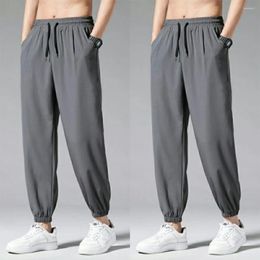 Men's Pants Mens Jogging Sweatpants Stretch Active Track Joggers Pockets Gym Workout Trousers Drawstring Fitness Training