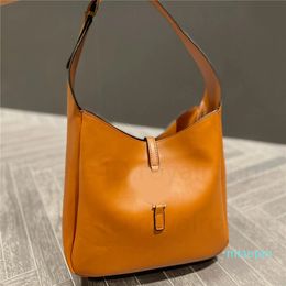 Designer-Fashion Drawstring Shoulder Bags Underarm Cross Women Body Shopping Bags Lattice Plain Vintage Genuine Leather Handbags 2023