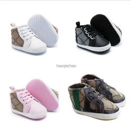 0 1age Kids Designers First Walkers Newborn Baby Boys Girls Toddler Shoes Crib Soft Bottom Lace Up Sneakers