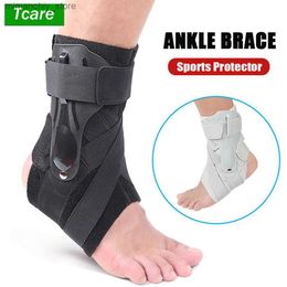 Ankle Support 1 PCS Ank Support Strap Brace Bandage Foot Guard Protector Adjustab Ank Sprain Orthosis Stabiliser Plantar Fasciitis Wraps Q231124