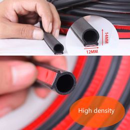 New Big D Shape Car Door Seal Strip EPDM Rubber Noise Insulation Door Weatherstrip Anti Dust Soundproof Car Seal Strong adhensive