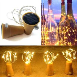 Strings LED 1/2M Wine Bottle Christmas Light Year 2023 String Lights Battery Powered Fairy Party Wedding Bar DecorLED