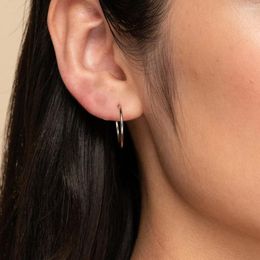 Hoop Earrings VISUNION Big For Women Stainless Steel Large Ear Rings Huggie Circle