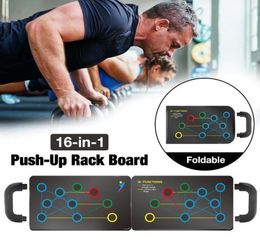 16in1 Push Up Board Rack With Handle Fitness Pushup Body Building Stands For GYM Exercise Tools2127866