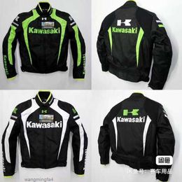 4c0j Men's Tracksuits Kawasaki New Oxford Racing Suit All Season Riding Suit Cross Country Anti Fall Jacket