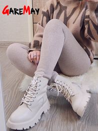 Women's Leggings Thick and warm women's winter long legs high waisted velvet long legs Grey winter pants women's wool long legs 230424