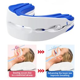 Foot Massager Adjustable Anti Snoring Mouth Guard Device Prevents Teeth Grinding During Sleep and Improves Men Quality 231123