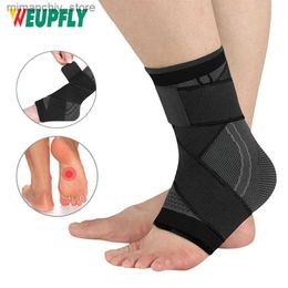 Ankle Support 1Pcs Ank Brace Compression Seve with Adjustab Straps Arch Support Foot Stabiliser Elastic Wrap for Plantar Fasciitis Q231124