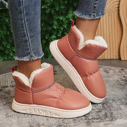 Boots Waterproof Snow Boots for Women 2023 Winter Warm Thicken Plush Platform Ankle Boots Woman Comfort Anti Slip Cotton Padded Shoes T231124
