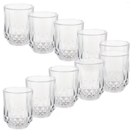 Wine Glasses 10 PCS Summer Kids Toys Pineapple Cup Storage Milk Plastic Bathroom Creative Gargle White Child Glass Cups