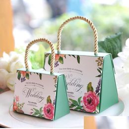 Party Favor Highquality Butterfly Flower Candy Boxes Favors Portable Gift Box Decoration Lz0095 Drop Delivery Home Garden Fe Dhwzt